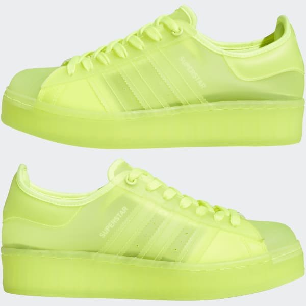 yellow adidas superstar shoes