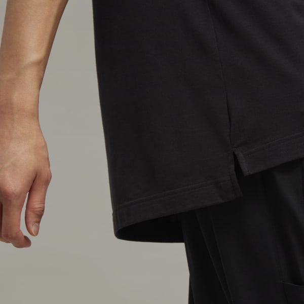 Svart Y-3 Graphic Logo Short Sleeve Tee