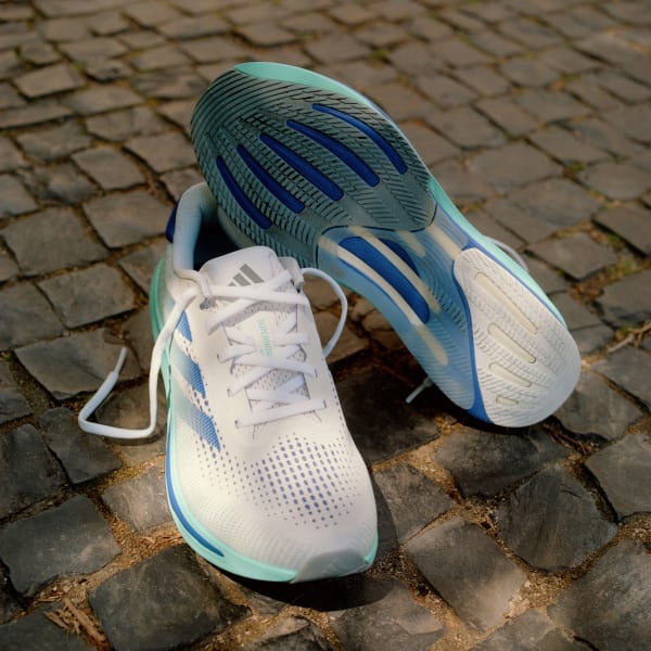 Adidas Men s Supernova Rise Running Shoes Size 9 White Aqua