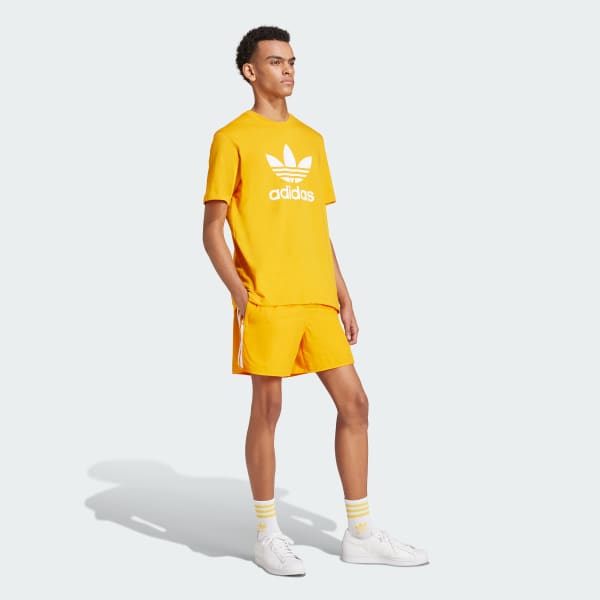 Orange Adicolor Trefoil Tee