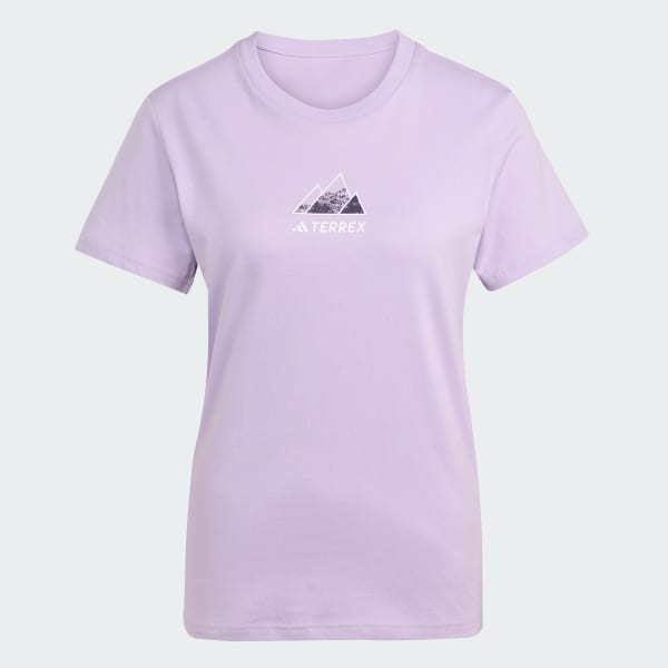 Purple Terrex Outdoor Athlete Graphic Tee