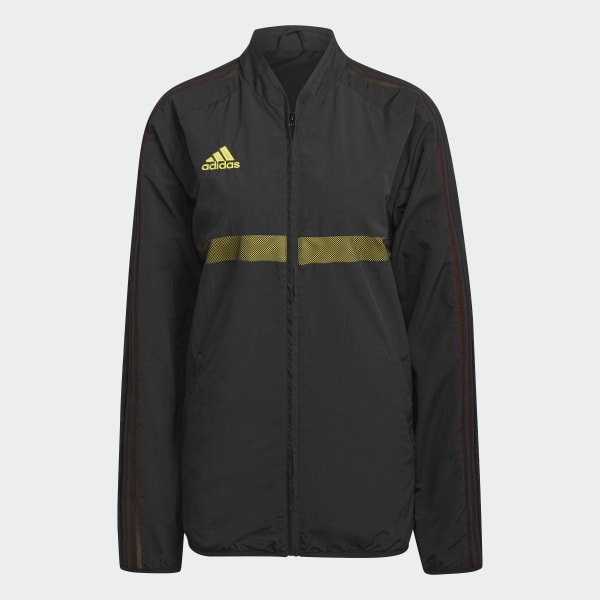 Messi Woven Jacket Black HD9871 01 laydown