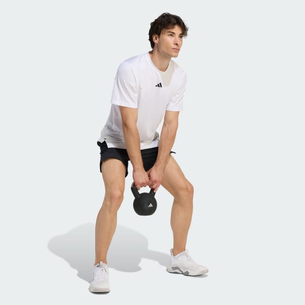 White D4T ESSENTIALS T-SHIRT