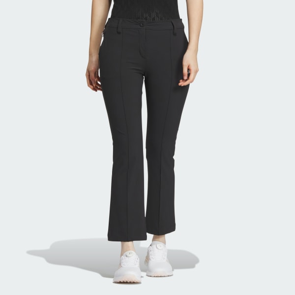 สีดำ กางเกงขายาว Stretch Boot Cut