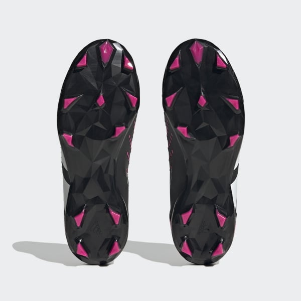 Svart Predator Accuracy.3 Laceless Firm Ground Boots