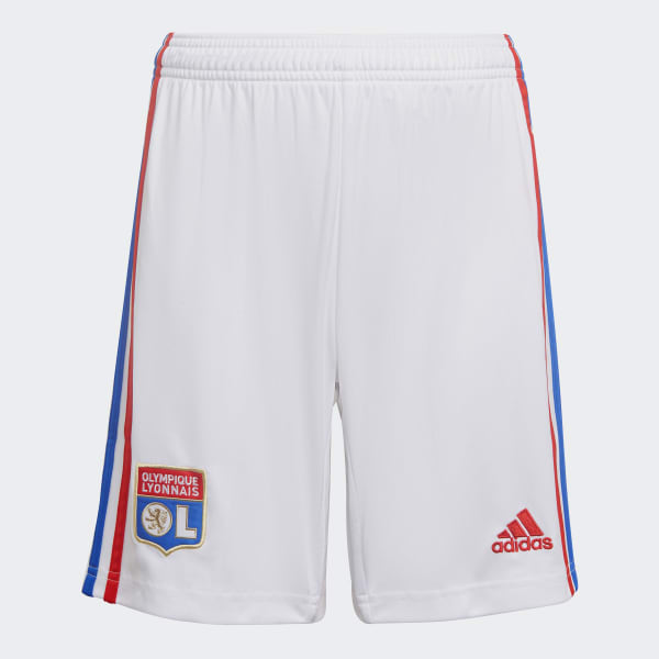 White Olympique Lyonnais 22/23 Home Shorts