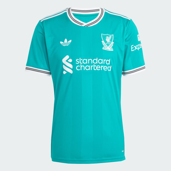 สีเขียว เสื้อฟุตบอลชุดที่สาม Liverpool FC 25/26