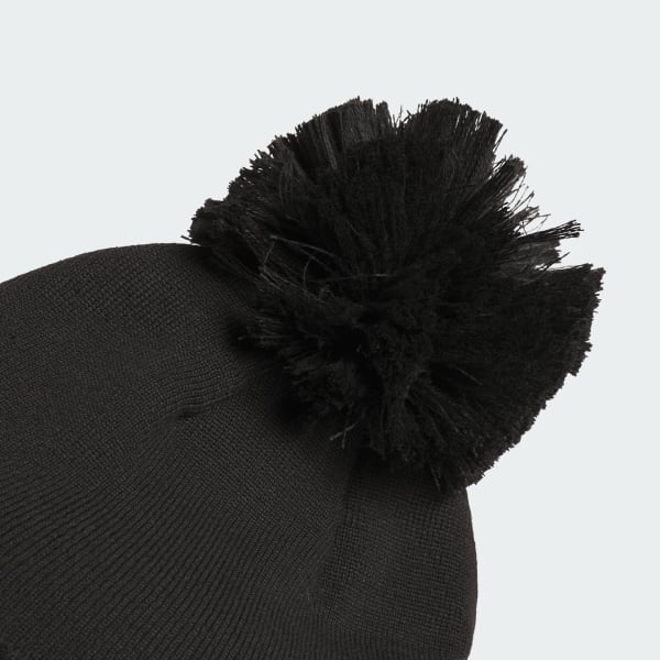 【Adidas】◆Originals Pompom Beanie Black◆IY5516◆ NWT Adidas Originals Logo Pompom Beanie Black White Unisex