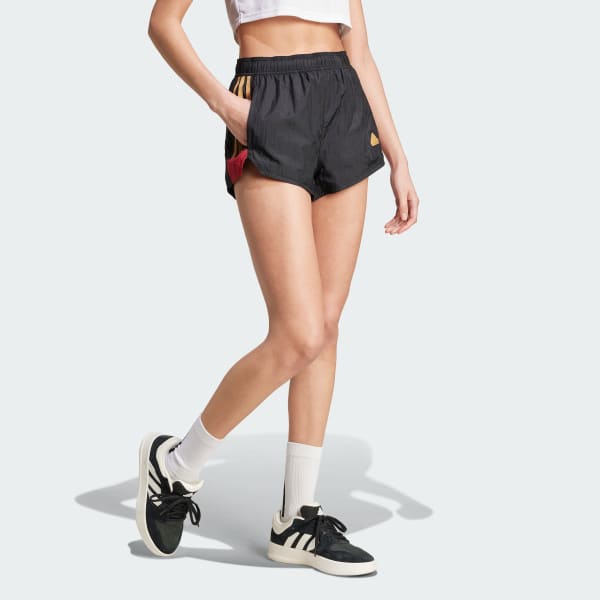Black Tiro Cut 3-Stripes Summer Shorts