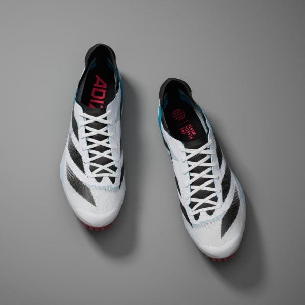 Hvit Adizero Finesse Track and Field Sko
