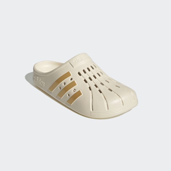 Beige Adilette Clogs