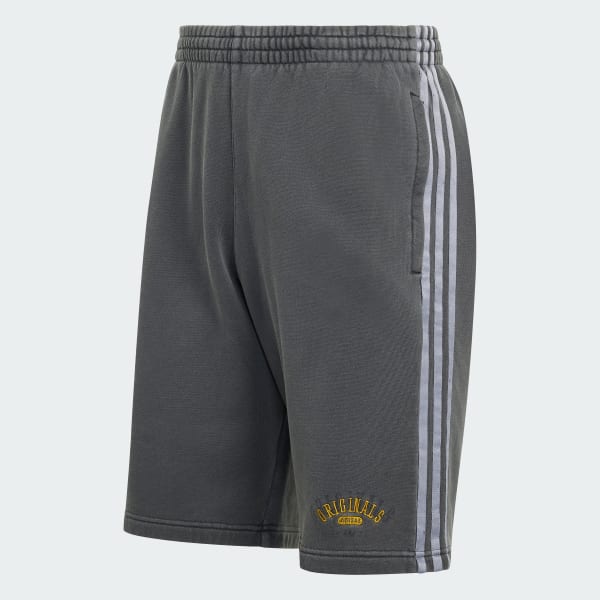 Grey ADIDAS ORIGINALS - WASHED GRAPHICS BASKETBALL SHORTS