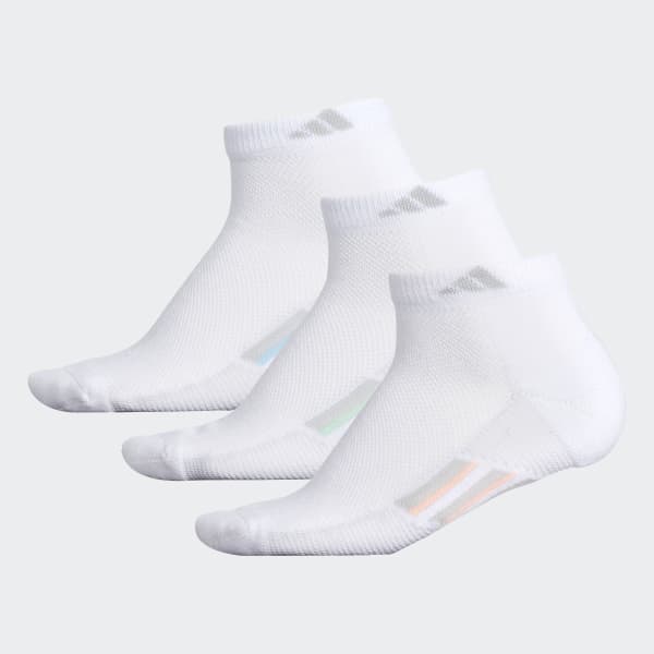 adidas Superlite Climacool 3-Stripes Ankle Socks 3 Pairs - White | adidas US