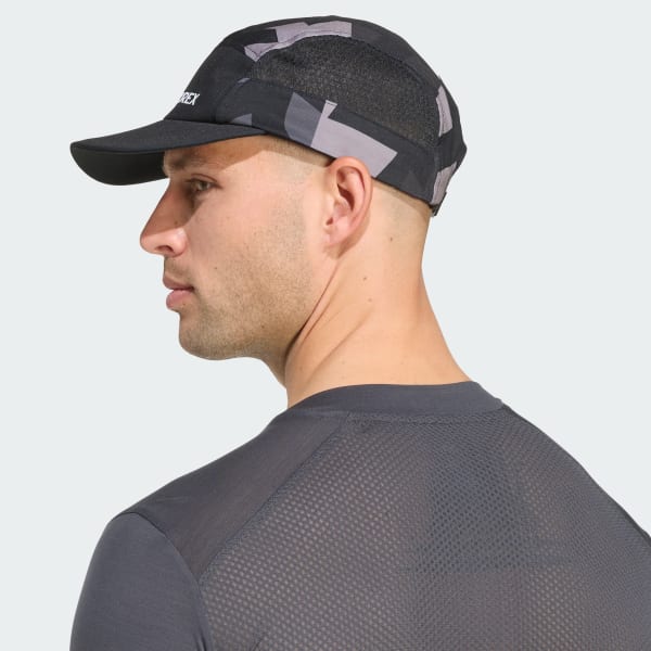 Schwarz TERREX Climacool 5-Panel Graphic Kappe