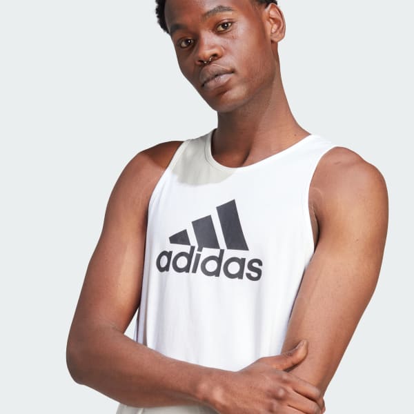 Adidas white tank online