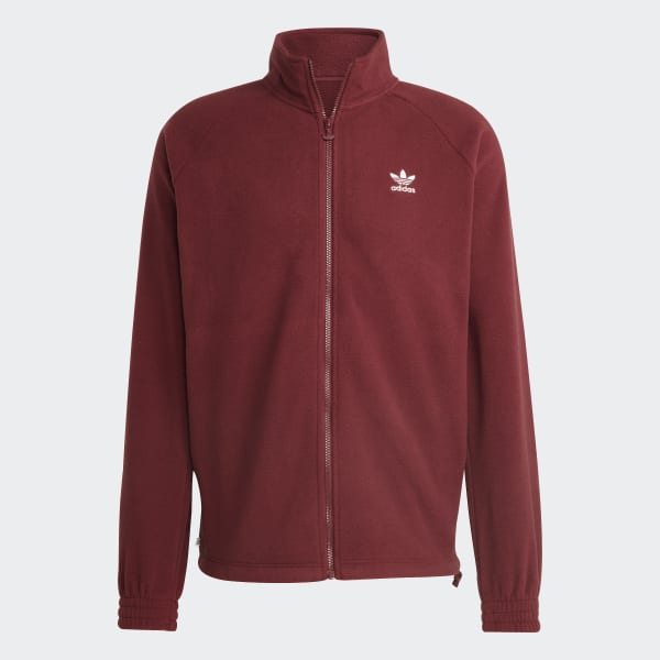 Bordeaux Adicolor Classics Trefoil Teddy Fleece Jack