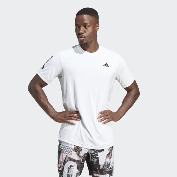 Precursor celebracion Línea del sitio Camiseta Tenis Club 3 bandas - Blanco adidas | adidas España