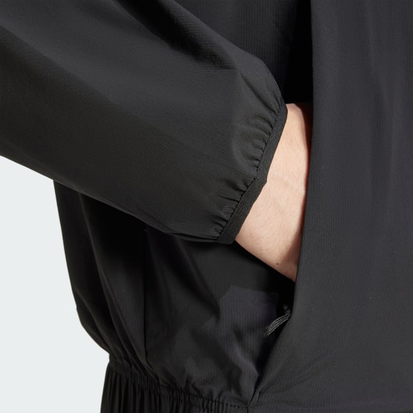 adidas Z.N.E. Woven Track Top - Black | Free Shipping with