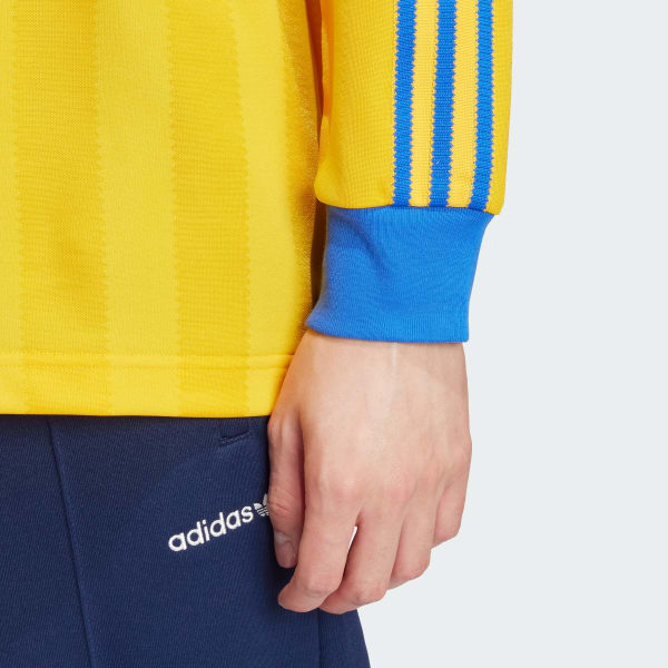 ADIDAS★アディダス オリジナルス ジャパン トレーナー イエロー アディダス ワード クルー スウェットシャツ - イエロー