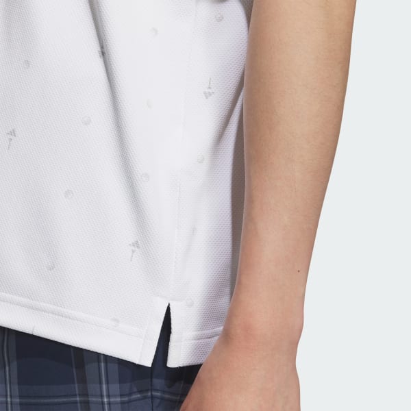 adidas PG Monogram Short Sleeve Polo Shirt - White | adidas