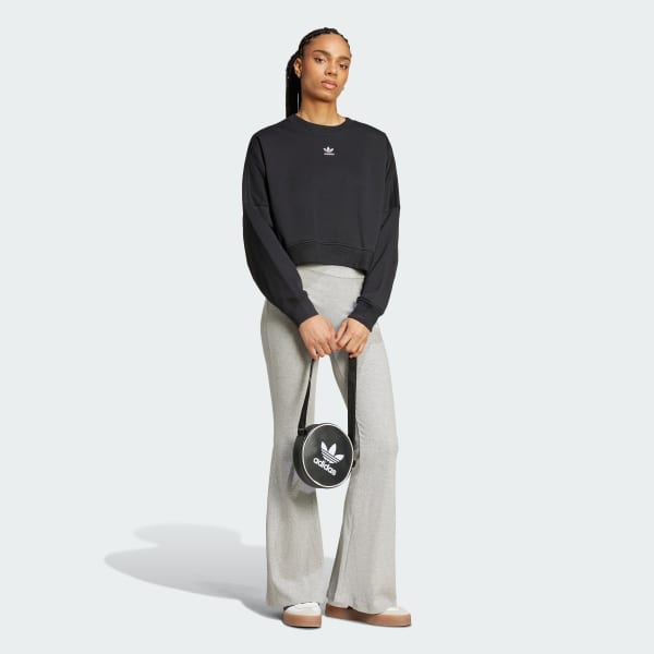 Women's adidas turtleneck crop fleece sweatshirt shop