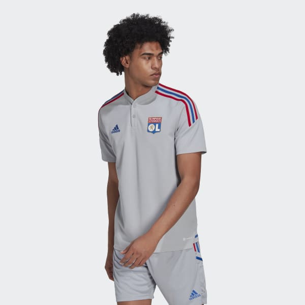 Grijs Olympique Lyonnais Tiro 21 Training Poloshirt IR416