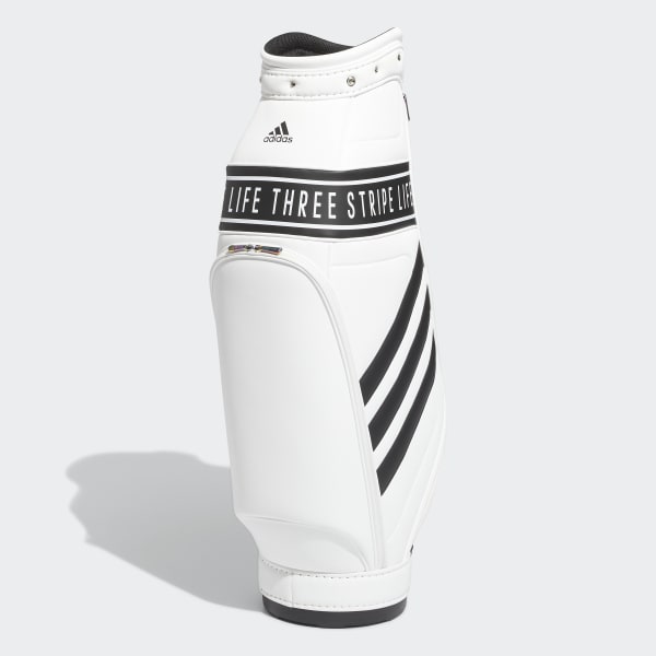 White 3-Stripes Golf Bag