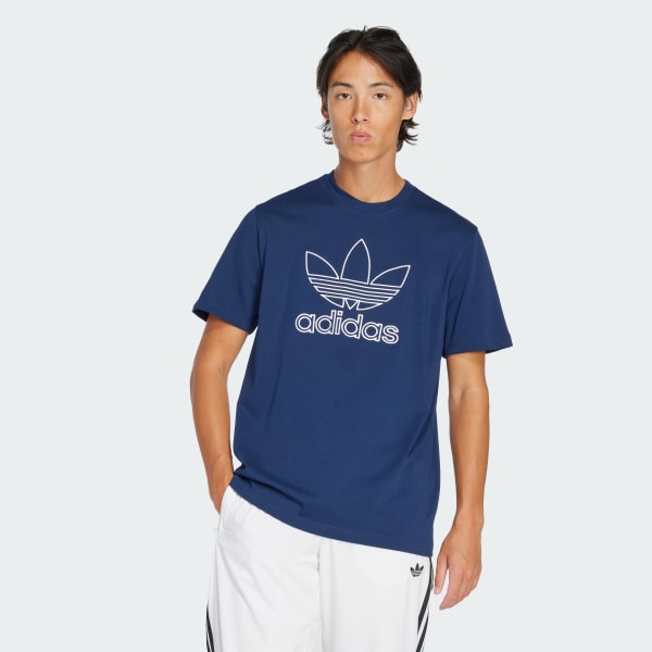 Adidas outline trefoil shop