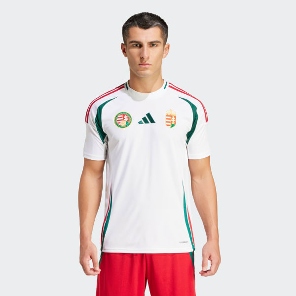 Blanc Maillot Extérieur Hongrie 24