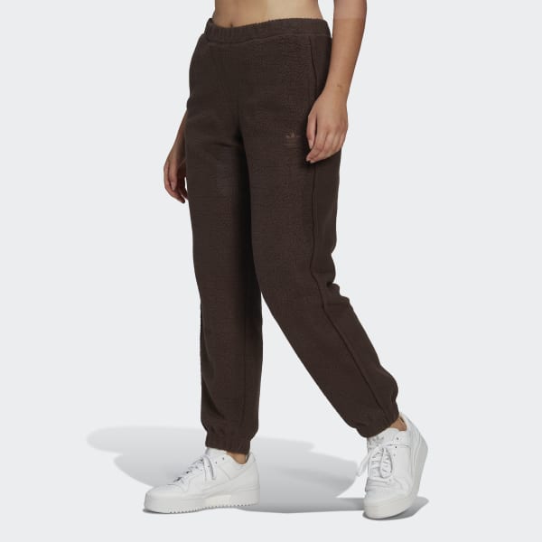 adidas Originals FLARED - Tracksuit bottoms - shadow brown/brown 