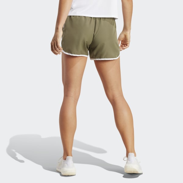 adidas Marathon 20 Running Shorts - Green | Free Shipping with adiClub ...