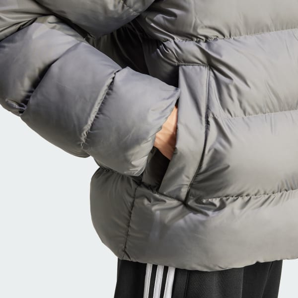 adidas Tonal Hooded Puffer Jacket Grey adidas Deutschland