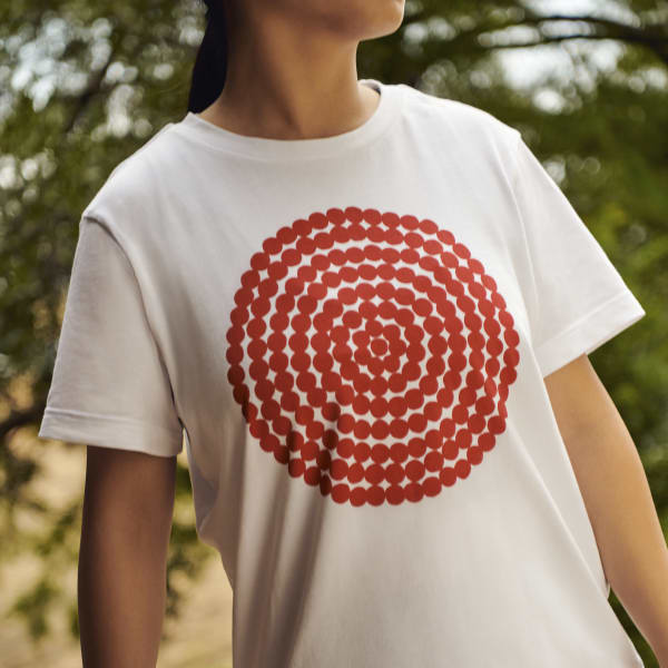 Branco Camiseta Estampada adidas Sportswear Marimekko IZA96