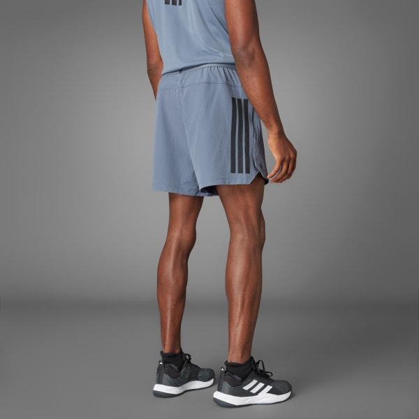 Schwarz Power 3-Streifen Shorts