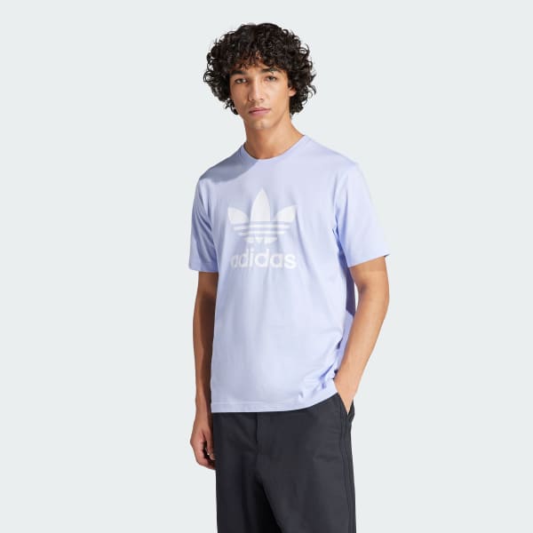 Μωβ Adicolor Trefoil Tee