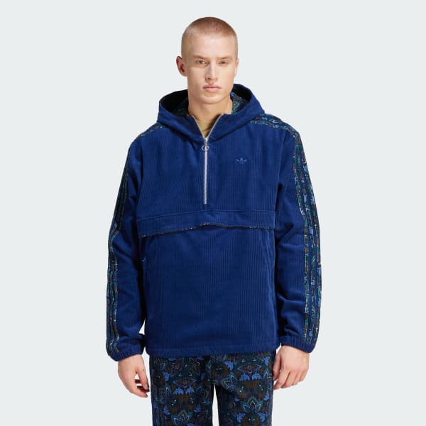 Blue 코듀로이 후디