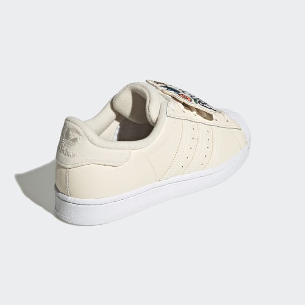 Adidas superstar cheap mujer beige