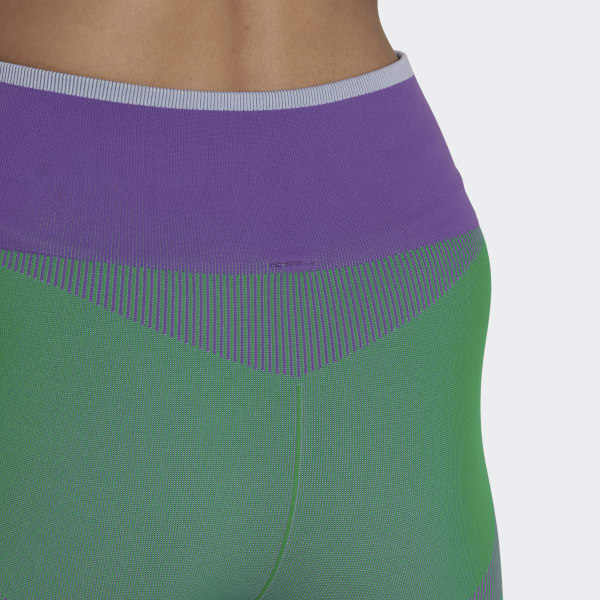 Gron adidas by Stella McCartney TrueStrength Seamless Short Leggings