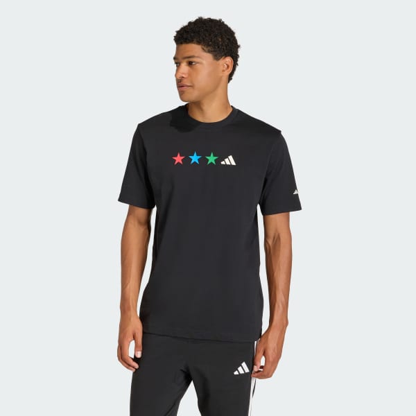 Preto CAMISETA ESTAMPADA MAPA COPA DO MUNDO FIFA