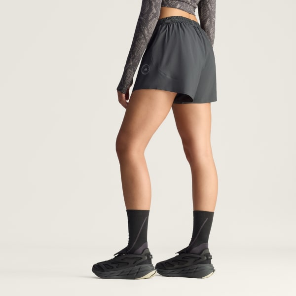 Svart adidas by Stella McCartney TruePace Running Shorts