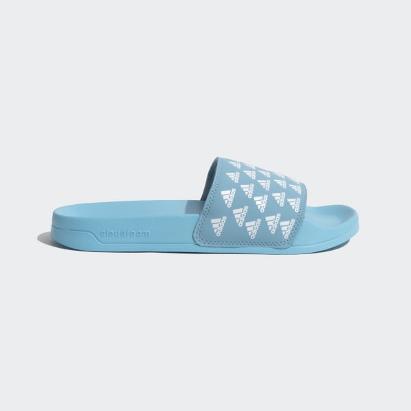 Baby blue adidas slides cheap