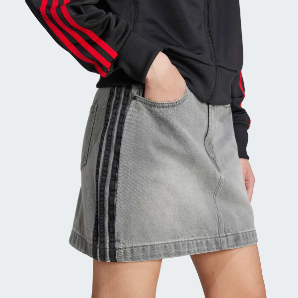 Adicolor 3-Stripes Denim Mini Skirt