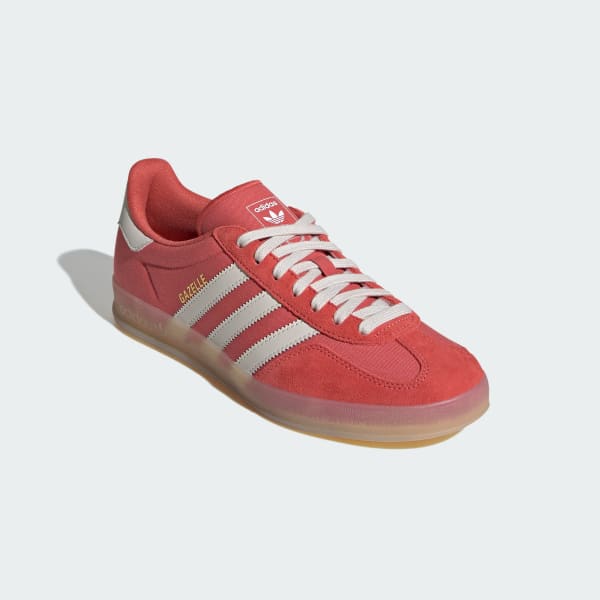 สีแดง รองเท้า adidas Gazelle Indoor