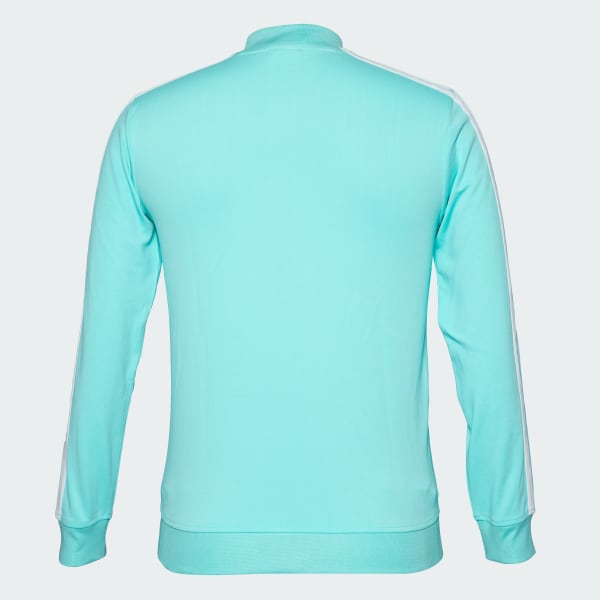 Turquoise 3 Stripes Track Top