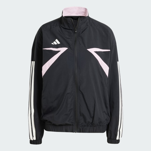 Black Tiro Cut 3-Stripes Color Block Woven Track Jacket