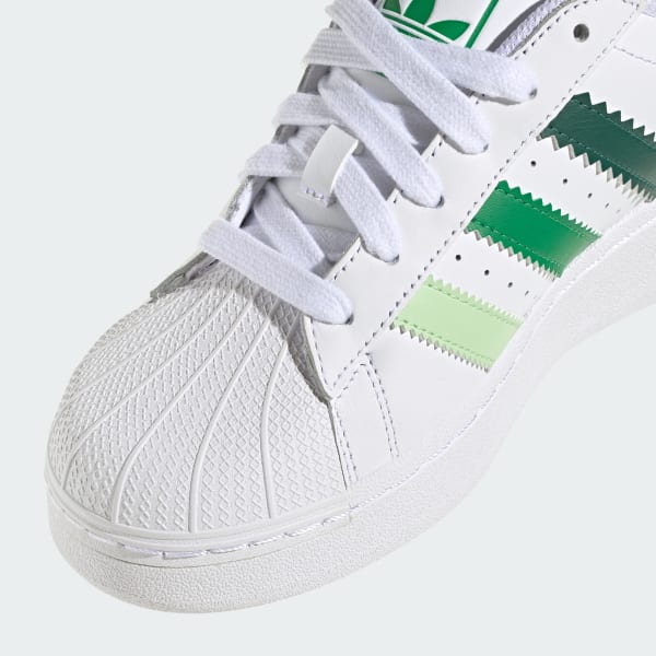 Adidas originals shoes white and green sale