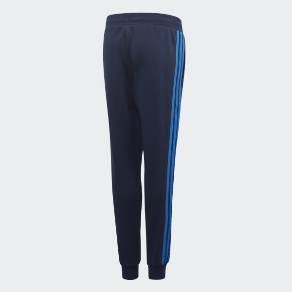 blue stripe adidas pants