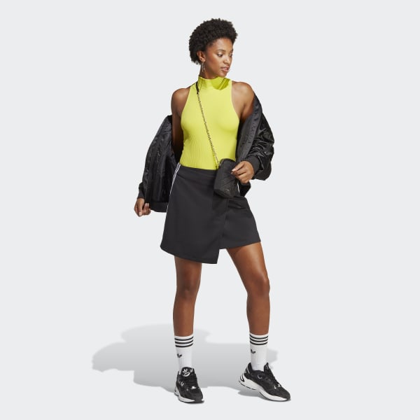 Black Adicolor Classics 3-Stripes Short Wrapping Skirt