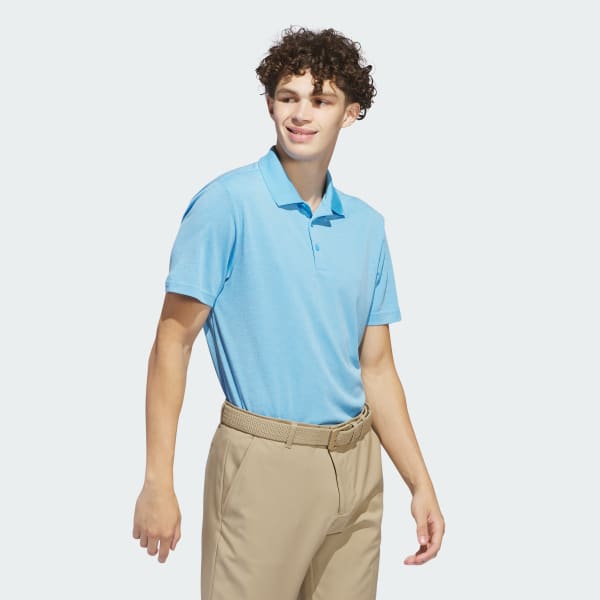 Azul Playera polo Adi Performance jaspeada