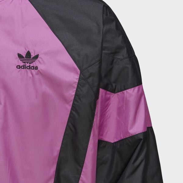 fialová Tepláková bunda adidas Rekive Graphic